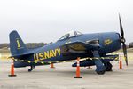 N68RW @ KJAX - Grumman F8F-2 Bearcat CN 1217761 in Blue Angels colors, N68RW - by Dariusz Jezewski  FotoDJ.com