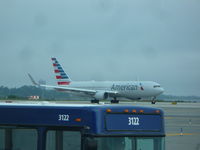 N348AN @ JFK - Boeing 767-323 on takeoff roll - by Christian Maurer