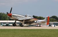 N4132A @ KOSH - North American P-51D - by Mark Pasqualino