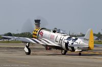 N1345B @ KFRG - Republic P-47D Thunderbolt Jacky's Revenge  C/N 44-90447, NX1345B