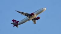 N286VA @ KSFO - Departing SFO on 28L. 2017. - by Clayton Eddy