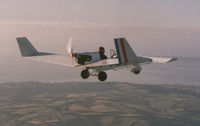 G-MMTZ - goldwing over South Devon, about 1986 - by Vince Hogg
