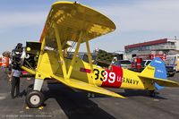 N3993P @ KRDG - Boeing E-75 Stearman  C/N AR-33, N3993P