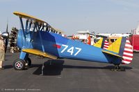N747RB @ KRDG - Boeing B-75N1 Stearman  C/N 75-6829, N747RB
