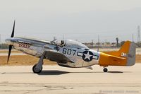 N5441V @ KCNO - North American F-51D Mustang Spam Can  C/N 45-11582, NL5441V