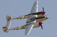 N7723C @ KCNO - Lockheed P-38L Lightning Honey Bunny  C/N 7985, NL7723C