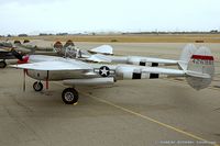 N7723C @ KCNO - Lockheed P-38L Lightning Honey Bunny  C/N 7985, NL7723C