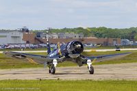 N83JC @ KFRG - Goodyear FG-1D Corsair Skyboss C/N 67089, NX83JC
