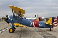 N7835B @ KYIP - Boeing A-75N1 (PT-17) Stearman  C/N 75-4587, N7835B