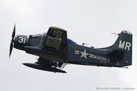 N62466 @ KYIP - Douglas AD-5W (EA-1E)  Skyraider  C/N 135178 - Eric Downing, N62466 - by Dariusz Jezewski www.FotoDj.com