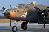N9456Z @ KYIP - North American TB-25N Mitchell Briefing Time C/N 44-29939 - Mid Atlantic Air Museum, N9456Z