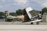N959AD @ KYIP - Douglas AD-4NA Skyraider Naked Fanny C/N 7759, N959AD - by Dariusz Jezewski www.FotoDj.com