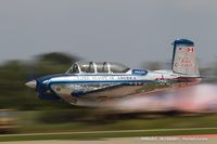 N134JC @ KOSH - Beech A45 (T-34A) Mentor Free Spirit  C/N G-812 - Julie Clark, N134JC