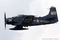 N62466 @ KOSH - Douglas AD-5W (EA-1E)  Skyraider  C/N 135178 - Eric Downing, N62466 - by Dariusz Jezewski www.FotoDj.com