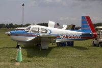 N222GD @ KOSH - Mooney M20C Ranger  C/N 2185, N222GD - by Dariusz Jezewski www.FotoDj.com