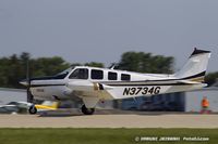 N3734G @ KOSH - Raytheon Aircraft Company G36 Bonanza  C/N E-3734, N3734G - by Dariusz Jezewski www.FotoDj.com