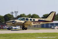 N8123N @ KOSH - Beech 58 Baron  C/N TH-1671, N8123N - by Dariusz Jezewski www.FotoDj.com