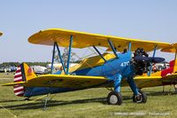 N95DA @ KOSH - Boeing A75N1(PT17) Stearman  C/N 75-1570, N95DA - by Dariusz Jezewski www.FotoDj.com