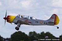 N73KS @ KOSH - Yakovlev (Aerostar) Yak-52TW  C/N 112230, N73KS - by Dariusz Jezewski www.FotoDj.com