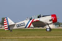 N65370 @ KOSH - North American SNJ-2 Texan  C/N 2562 - Geico Skytypers, N65370 - by Dariusz Jezewski www.FotoDj.com