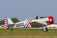 N7648E @ KOSH - North American SNJ-3 Texan  C/N 786987 - Geico Skytypers, N7648E - by Dariusz Jezewski www.FotoDj.com