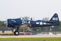 N214MB @ KOSH - North American SNJ-5B Texan About Time  C/N 43732, N214MB