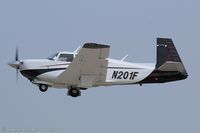 N201F @ KOSH - Mooney M20J 201  C/N 24-0687, N201F