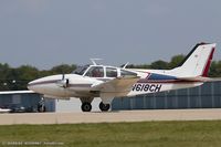 N618CH @ KOSH - Beech E55 Baron  C/N TE-787, N618CH - by Dariusz Jezewski www.FotoDj.com