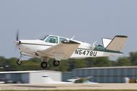 N5478U @ KOSH - Beech V35 Bonanza  C/N D-8566, N5478U - by Dariusz Jezewski www.FotoDj.com
