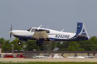 N242RE @ KOSH - Mooney M20TN Acclaim  C/N 31-0020, N242RE - by Dariusz Jezewski www.FotoDj.com