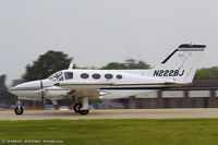 N222BJ @ KOSH - Cessna 414 Chancellor  C/N 414-0264, N222BJ - by Dariusz Jezewski www.FotoDj.com