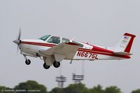 N6675L @ KOSH - Beech F33A Bonanza  C/N CE-882, N6675L