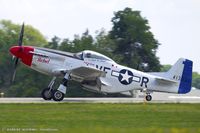 N151CF @ KOSH - North American P-51D Mustang The Rebel  C/N 44-84933N, NL151CF - by Dariusz Jezewski www.FotoDj.com