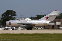 N157GL @ KOSH - PZL Mielec SBLim-2 (MiG-15UTI)  C/N 1A05007, N157GL - by Dariusz Jezewski www.FotoDj.com