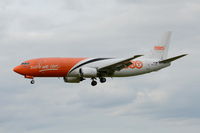 OO-TNO @ EGSH - Landing at Norwich. - by Graham Reeve