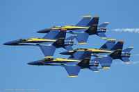 163442 @ KOQU - F/A-18C Hornet 163442 C/N 0645 from Blue Angels Demo Team  NAS Pensacola, FL - by Dariusz Jezewski www.FotoDj.com