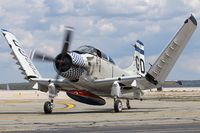 N188RH @ KOQU - Douglas EA-1E Skyraider  C/N 135188, N188RH - by Dariusz Jezewski www.FotoDj.com