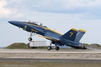 163468 @ KOQU - F/A-18D Hornet 163468 C/N 0691 from Blue Angels Demo Team  NAS Pensacola, FL