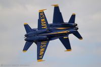 163754 @ KOQU - F/A-18C Hornet 163754 C/N 0817 from Blue Angels Demo Team  NAS Pensacola, FL