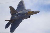 09-4185 @ KOQU - F-22 Raptor 09-4185 FF from 94th FS Hat in the Ring 1st FW Langley AFB, VA