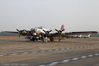 N3193G @ KYIP - Boeing B-17G Flying Fortress Yankee Lady  C/N 77255 - Yankee Air Museum, N3193G