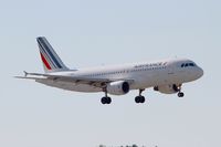 F-HBNE @ LFBD - Airbus A320-214, On final rwy 05, Bordeaux Mérignac airport (LFBD-BOD) - by Yves-Q
