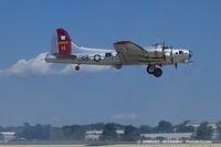 N5017N @ KOSH - Boeing B-17G Flying Fortress Aluminium Overcast  C/N 8649, N5017N
