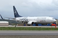 N3761R @ KBOI - Taxing off RWY 10R onto Delta. - by Gerald Howard