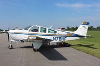 N78HF @ KMDH - Beech F33A - by Mark Pasqualino