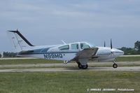 N99MQ @ KOSH - Beech D55 Baron  C/N TE-527, N99MQ - by Dariusz Jezewski www.FotoDj.com