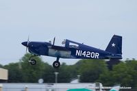 N1420R @ KOSH - Grumman American AA-1B Trainer  C/N AA1B-0520, N1420R - by Dariusz Jezewski www.FotoDj.com
