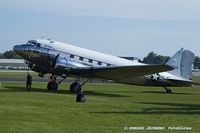 N47E @ KOSH - Douglas DC-3C Miss Virginia  C/N 13816, N47E - by Dariusz Jezewski www.FotoDj.com