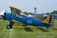 N67895 @ KOSH - Boeing E75 Stearman  C/N 75-7593, N67895