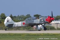 N718PH @ KOSH - Yakovlev (Aerostar) Yak-52TW  C/N 312503, N718PH - by Dariusz Jezewski www.FotoDj.com